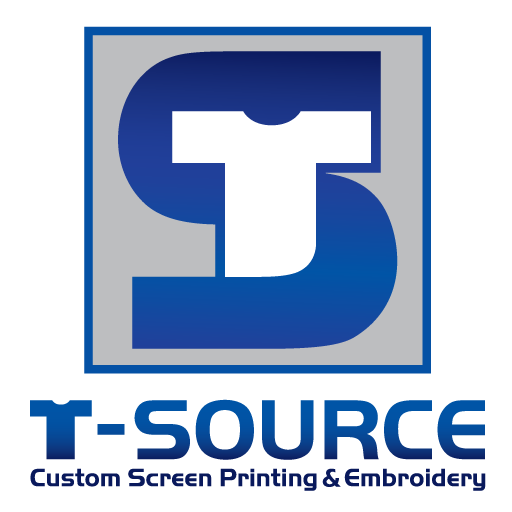 t-source, client, custom screen printing and embroidery