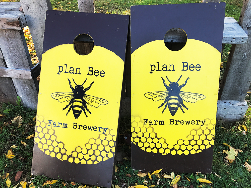 Plan Bee Farm Brewery Signs