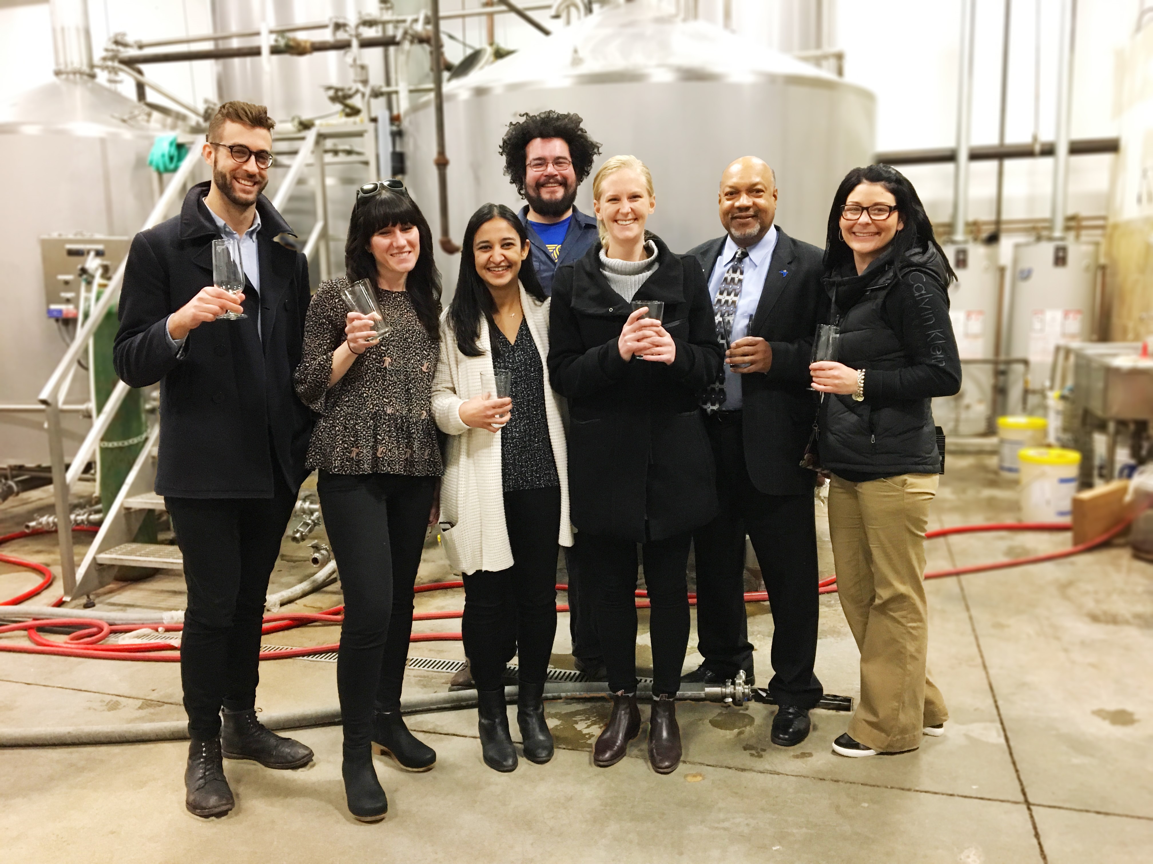 Futureworks, Second Muse, and MTEC on Brewery Tour