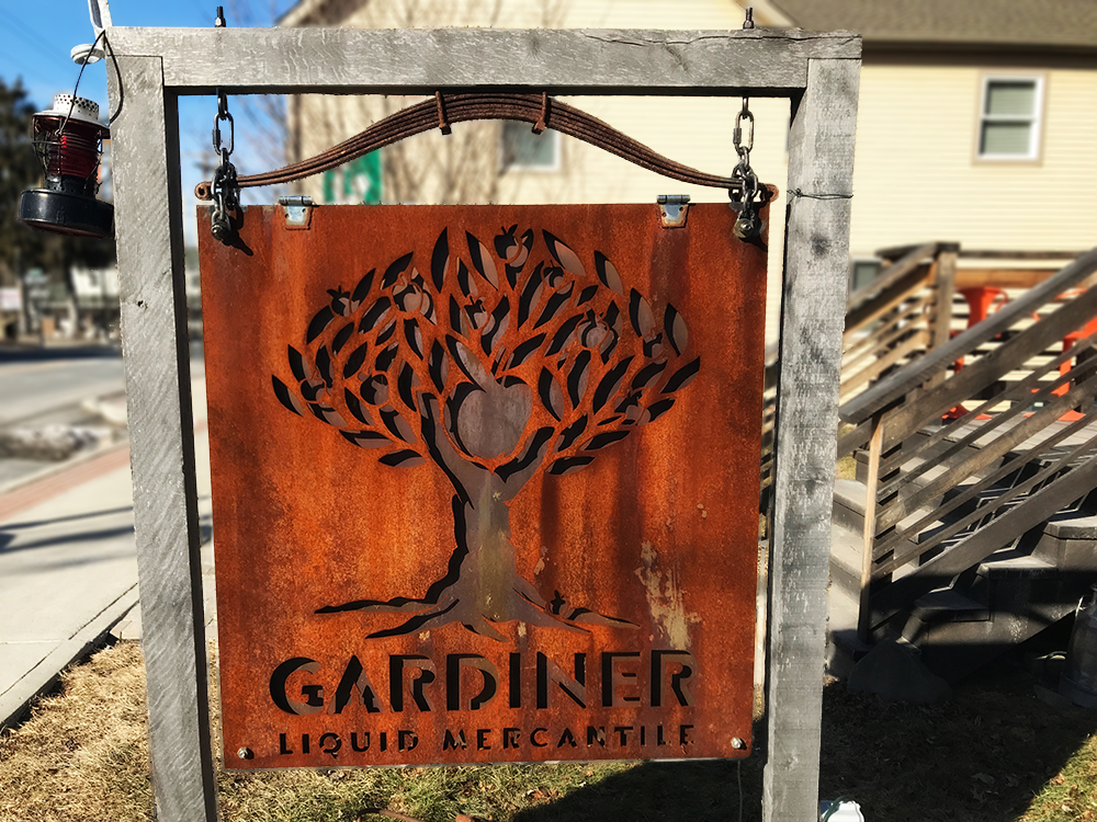 Gardiner Liquid Mercantile Sign