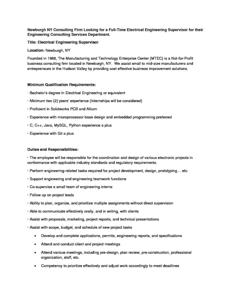 electrical-engineering-supervisor-job-description-mtec